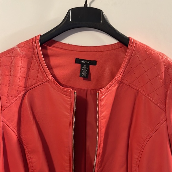 ALFANI Leather Jacket - Picture 5 of 16